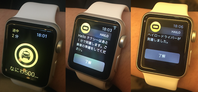 Apple Watch Hailo App 2